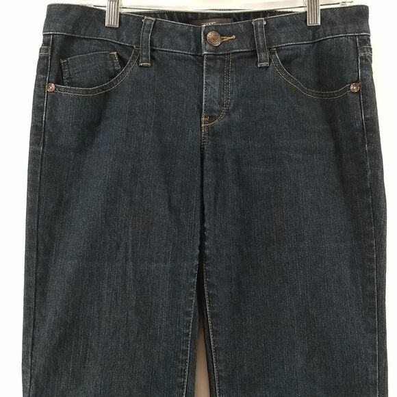 Esprit Jeans Women's Size 29 Flared Blue 5 Pocket Front Button Zipper Closure - Picture 2 of 11